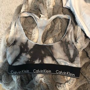 calvin klein tye die bra